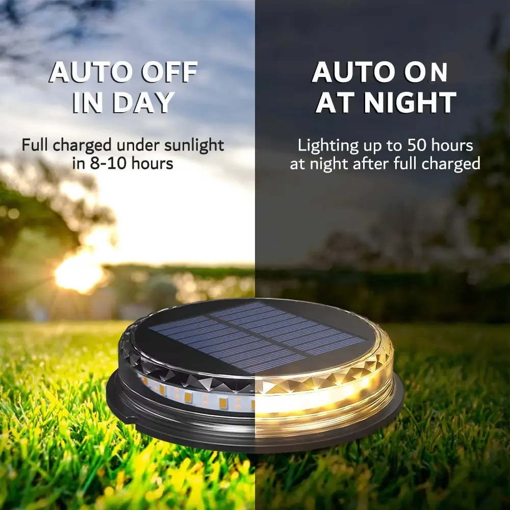 round solar lamp