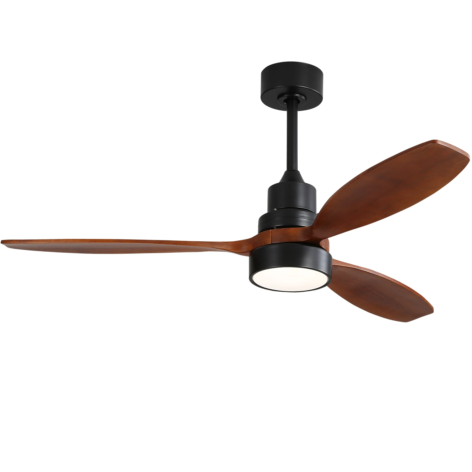 Smart Solid Wood Ceiling Fan Led Light 52 In - Image 5